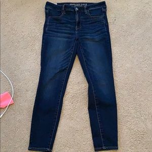 Dark wash American eagle jeans